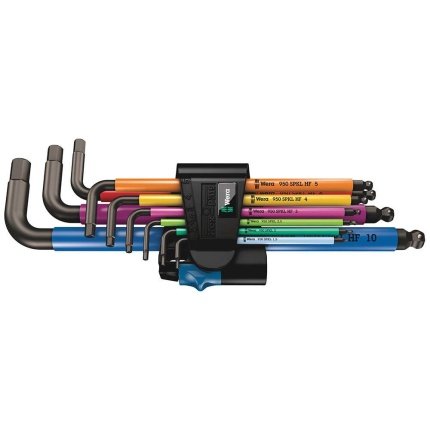 Wera 950/9 Hex-Plus Multicolor HF 1 L-Key Set